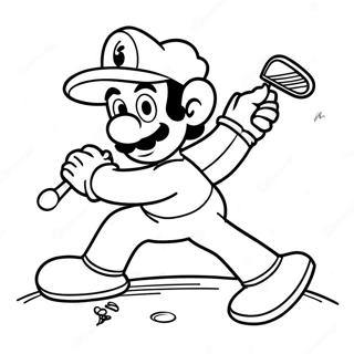 Mario Golf Kleurplaten