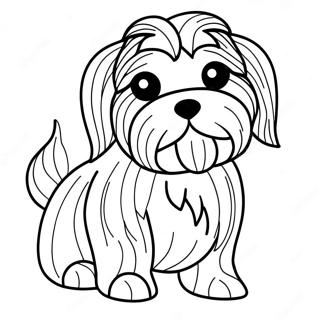 Havanese Hond Kleurplaat 61783-48889