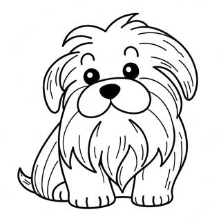 Havanese Hond Kleurplaat 61783-48892