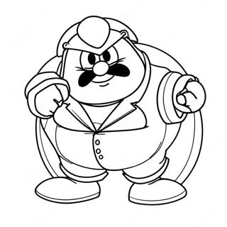 Dr Robotnik Kleurplaat 62973-49821