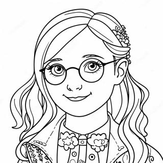 Harry Potter Luna Lovegood Kleurplaten