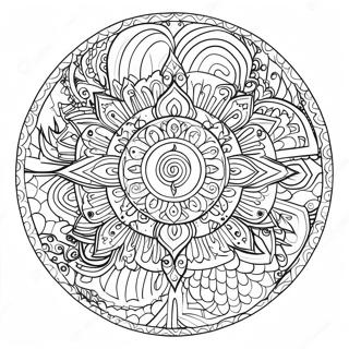 Spirituele Mandala Kleurplaat 6430-5109