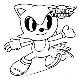 Team Sonic Racing Logo Kleurplaat 64433-50986