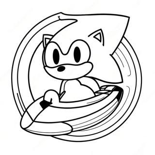 Team Sonic Racing Logo Kleurplaat 64433-50987