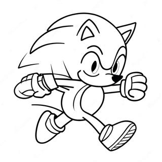 Sonic Het Egel Snelheids Kleurplaat 64434-50989