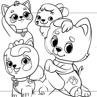 Paw Patrol Kattenpakket Kleurplaten