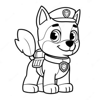 Tracker Paw Patrol Kleurplaten