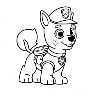 Tracker Paw Patrol Kleurplaat 64873-51355