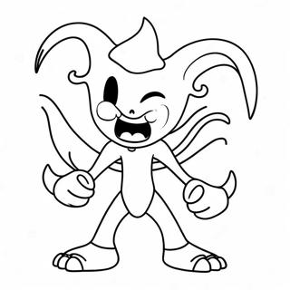 Inkt Demon Bendy Kleurplaat 65093-51513