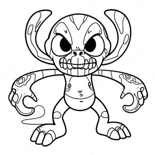 Inkt Demon Bendy Kleurplaat 65093-51515