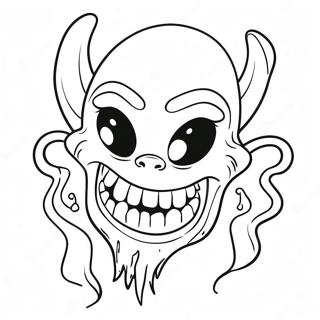 Griezelige Inkt Demon Bendy Kleurplaat 65094-51522