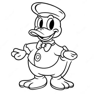 Donald Duck Halloween Kleurplaten