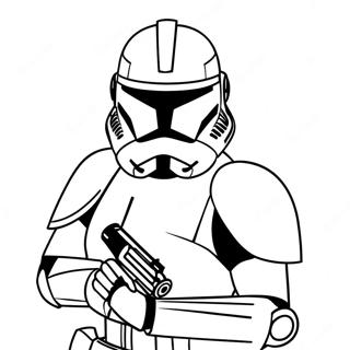 Fase 1 Clone Trooper Kleurplaat 65723-52017