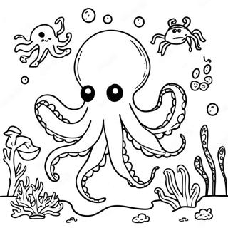 Octopus Vs Inktvis Kleurplaten