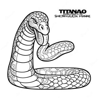 Titanoboa Kleurplaat 66184-52381