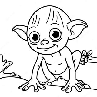 Gollum Kleurplaten