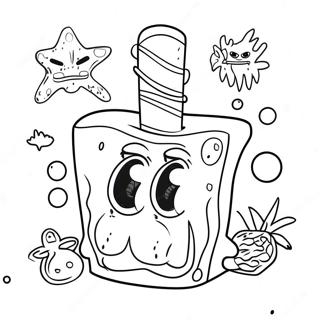 Stoner Spongebob Kleurplaten