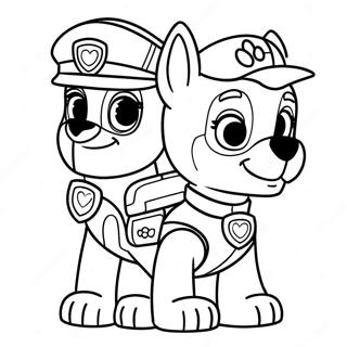 Paw Patrol Rex Kleurplaat 66564-52661