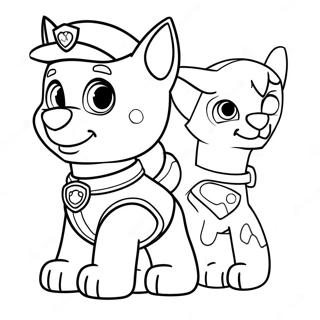 Paw Patrol Rex Kleurplaat 66564-52664