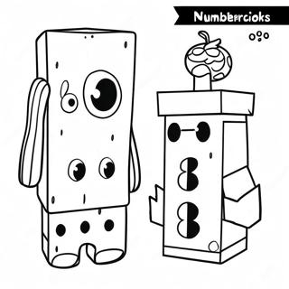 Numberblocks 8 Kleurplaat 66664-52745