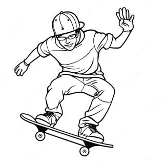 Skatebord Kleurplaten