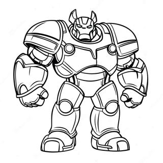 Hulkbuster Kleurplaten