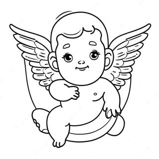 Cherub Kleurplaat 67574-53499