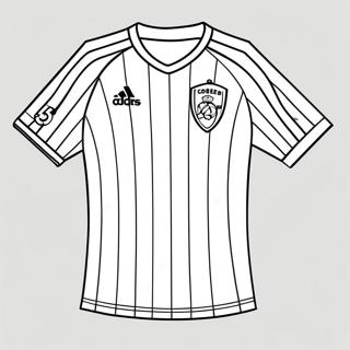 Voetbalshirt Kleurplaten