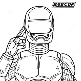 Robocop Kleurplaten