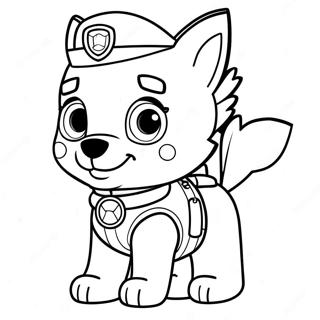 Skye Paw Patrol Kleurplaten