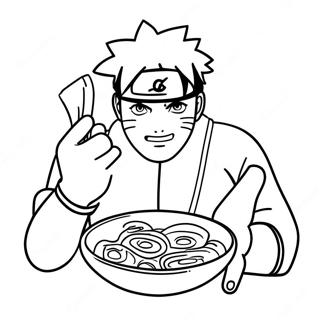 Naruto Eet Heerlijke Ramen Kleurplaat 69634-55109