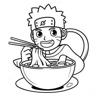 Naruto Eet Heerlijke Ramen Kleurplaat 69634-55112