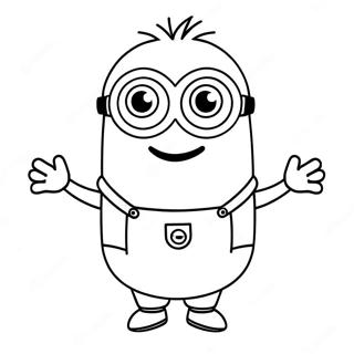 Minion Kevin Kleurplaat 70014-55427