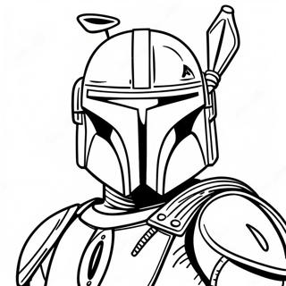 Star Wars Mandalorian Kleurplaat 70134-55510