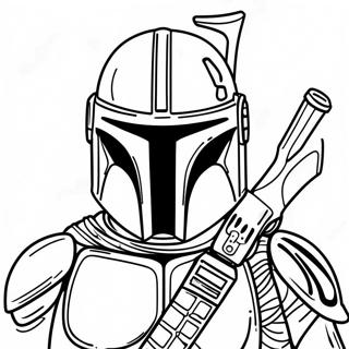 Star Wars Mandalorian Kleurplaat 70134-55511