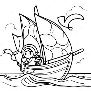 Wind Waker Kleurplaten