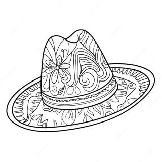 Sombrero Kleurplaat 70844-56073