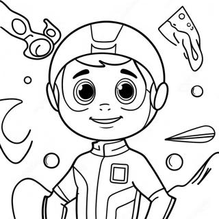 Miles Uit Tomorrowland Kleurplaten