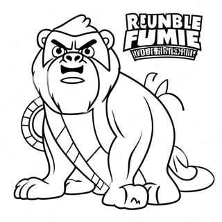 Rumble Film Kleurplaat 70894-56105