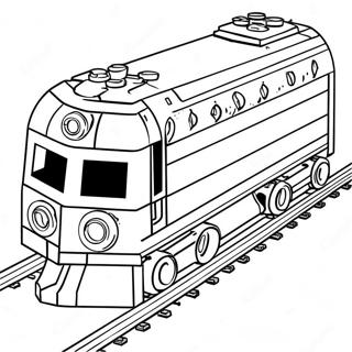 Lego Trein Kleurplaten