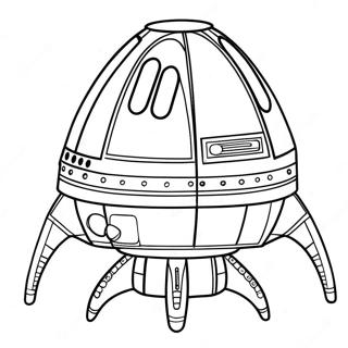 Spacex Dragon Ruimteschip Kleurplaat 71515-56616