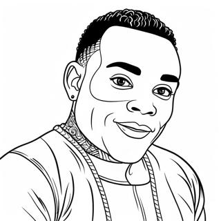 Kevin Gates Kleurplaten