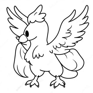 Moltres Kleurplaten