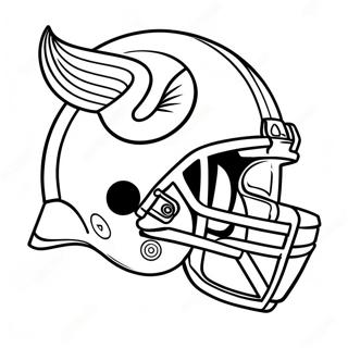 Minnesota Vikings Logo Kleurplaat 7230-5764