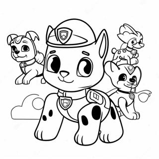 Paw Patrol Moto Pups Kleurplaten