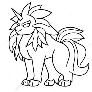 Solgaleo Kleurplaat 72914-57725