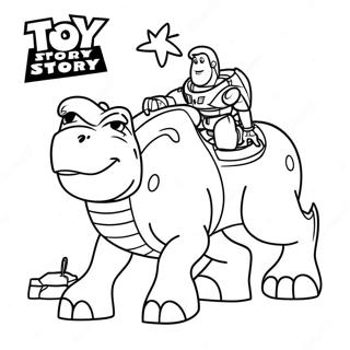 Rex Toy Story Kleurplaat 73244-57993