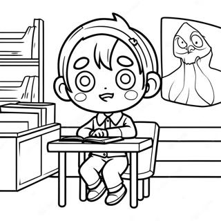 Hanako Kun In Creepy Classroom Kleurplaat 73385-58105