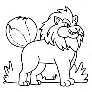 Arcanine Kleurplaten