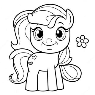 Mijn Kleine Pony Sweetie Belle Kleurplaten